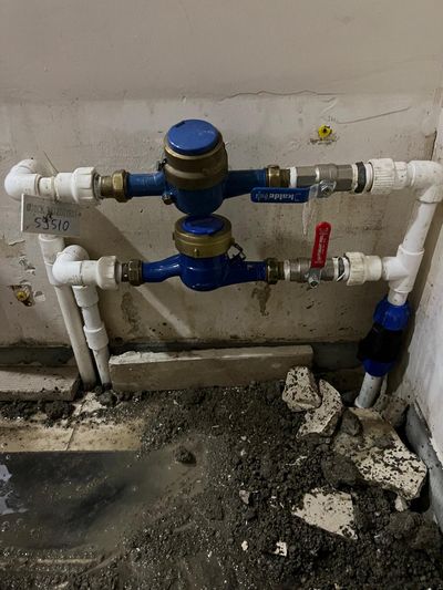 Düzce'de daire su sayacı ve küresel vanalı kollektör grubu montajı